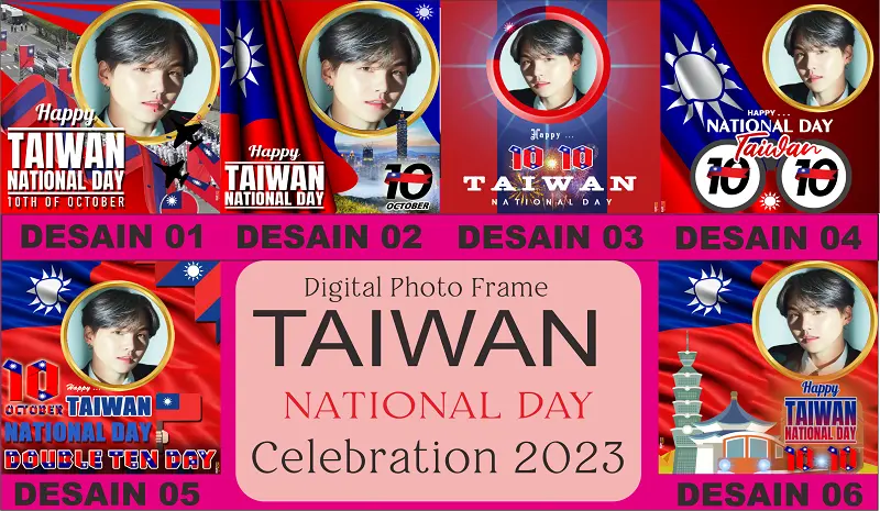 Online Digital Photo Cards For Taiwan Day 2023